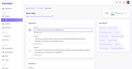 cta dashboard